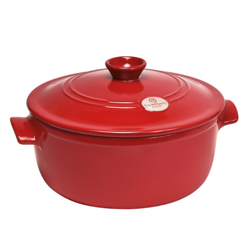 Emile Henry Kookpan rond Ø285mm Grand Cru rood